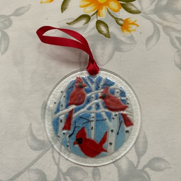 Other - Glass Cardinal Ornament